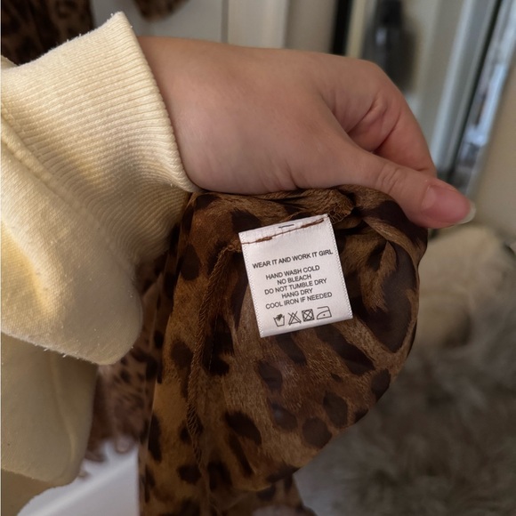 Rat & Boa Leopard Silk Maxi Dress sz S - Picture 13 of 15